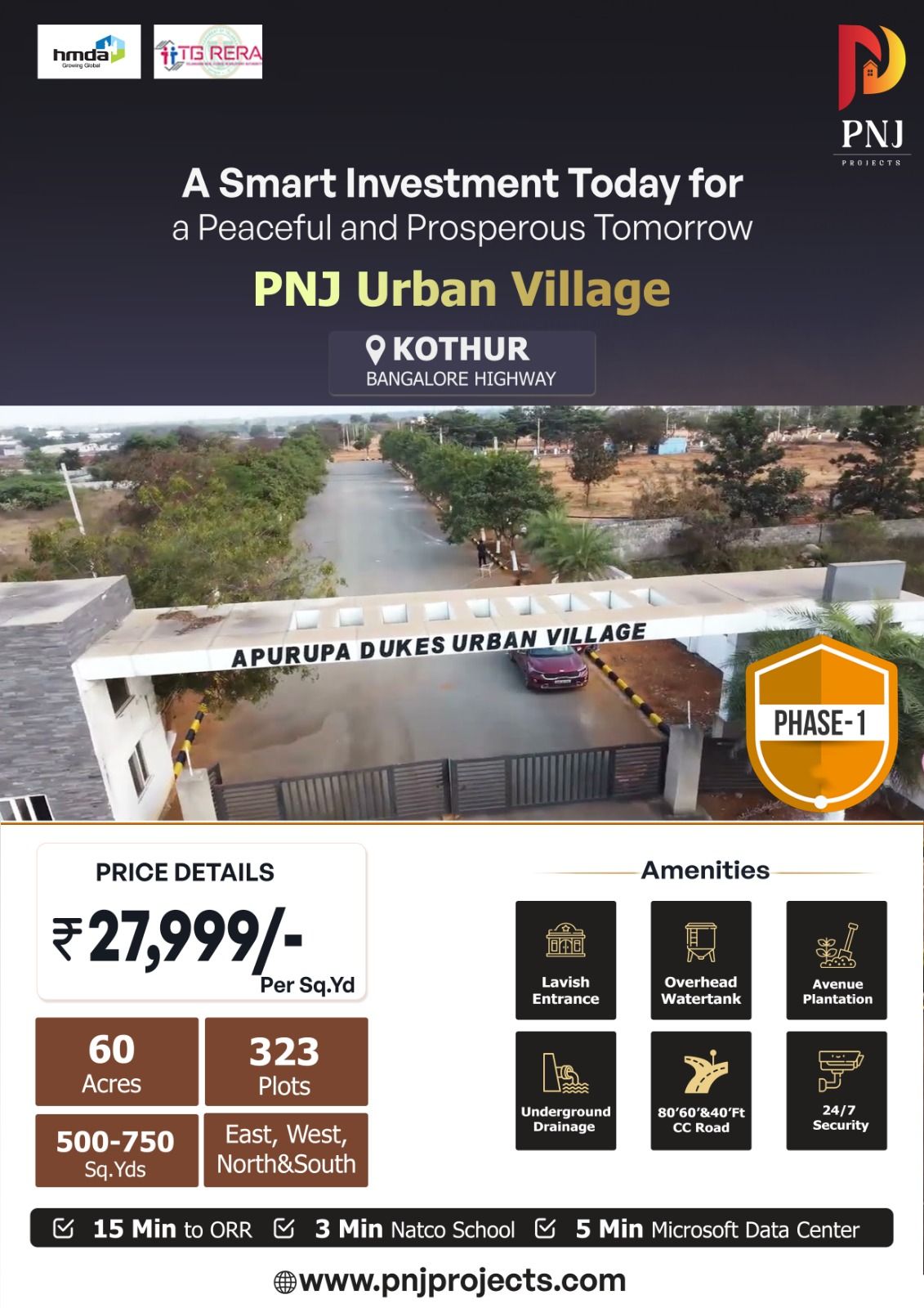 Residential Plot for sale in Kothur