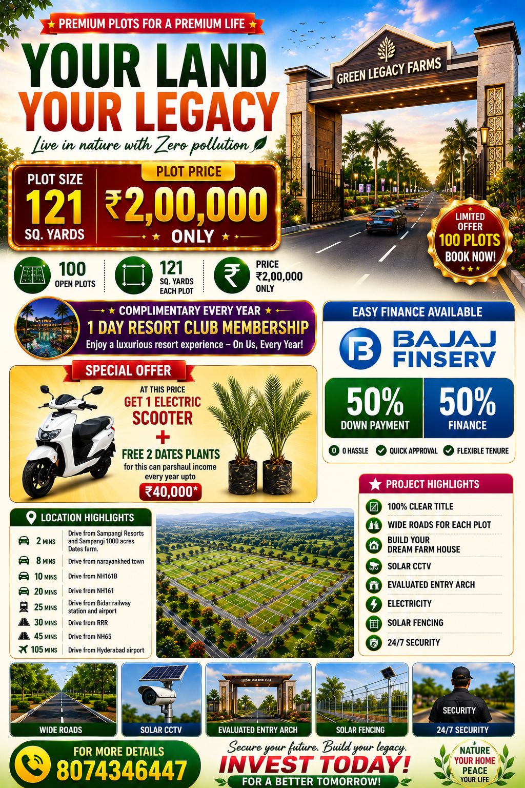 Residential land for sale in Narayankhed (CT)