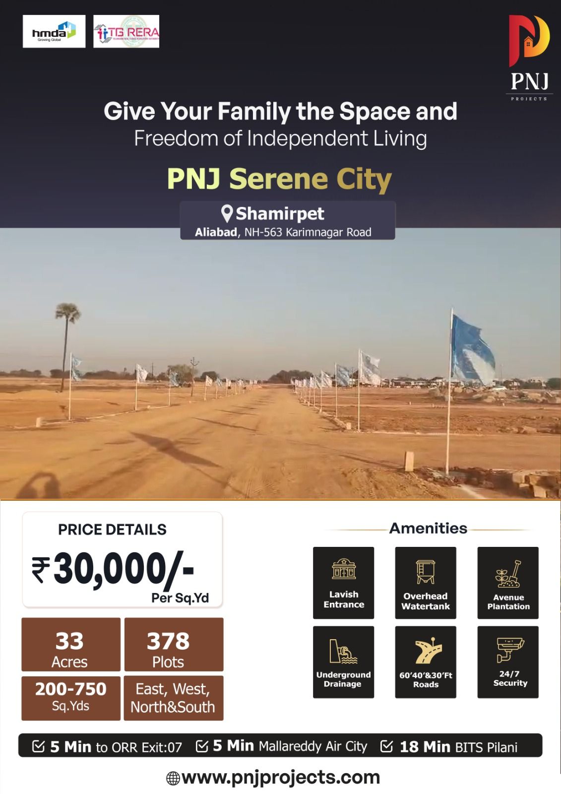 Residential Plot for sale in Shamirpet