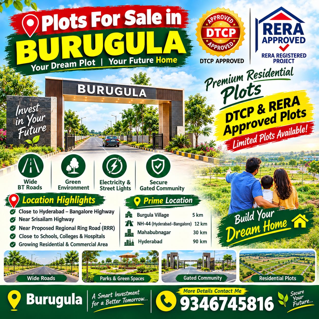 Residential Plot for sale in Burgul
