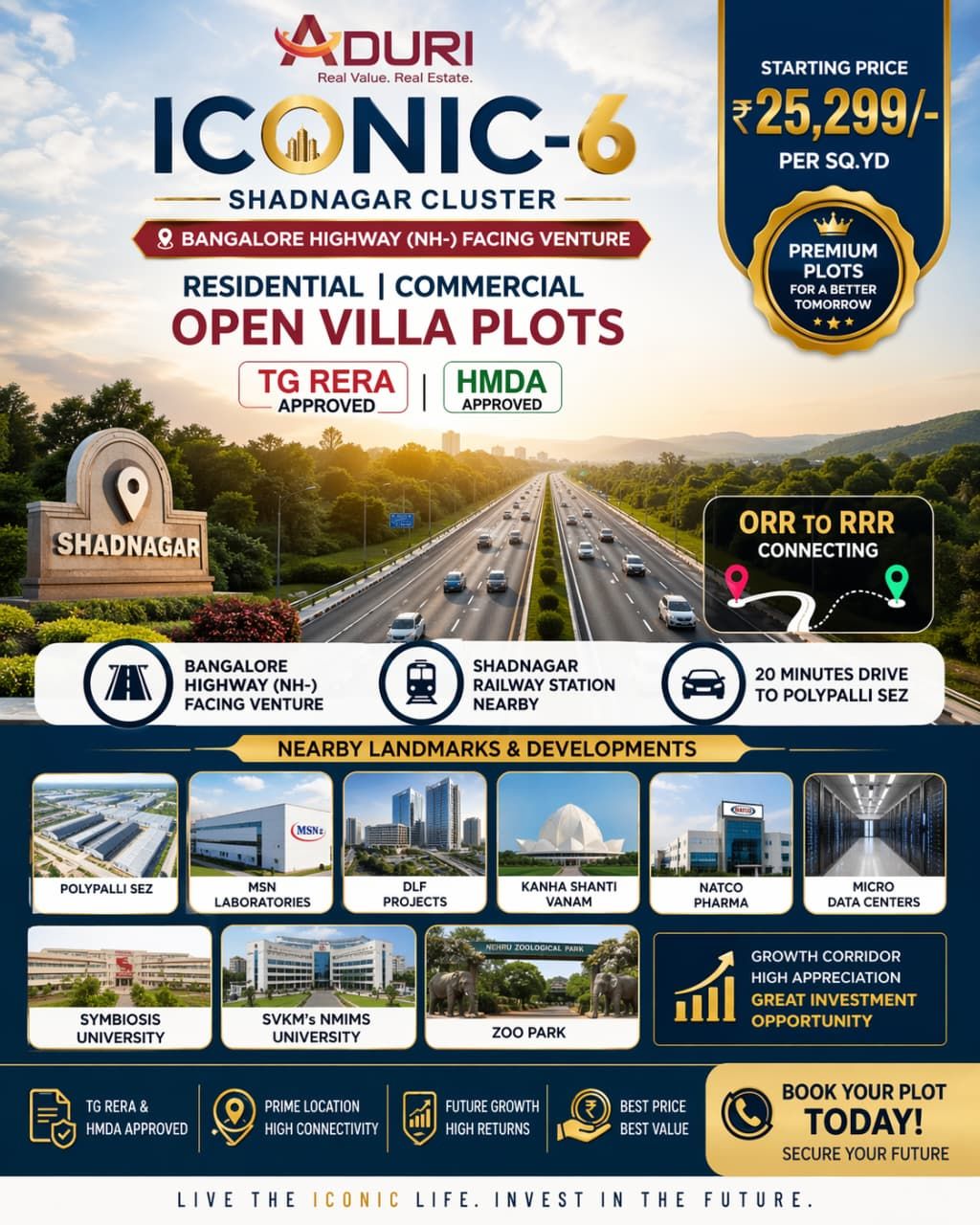 Residential Plot for sale in Shadnagar
