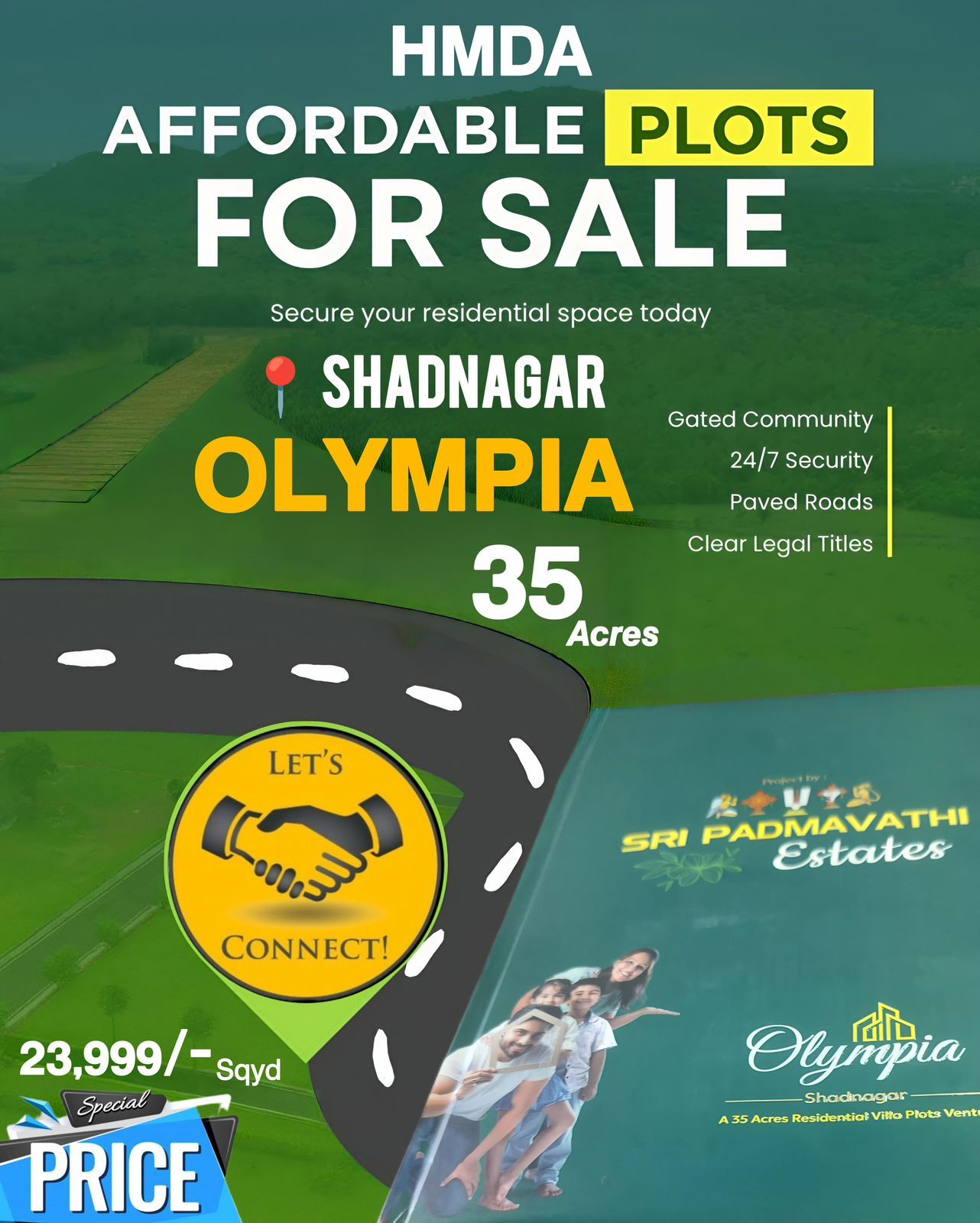 Residential Plot for sale in Shadnagar