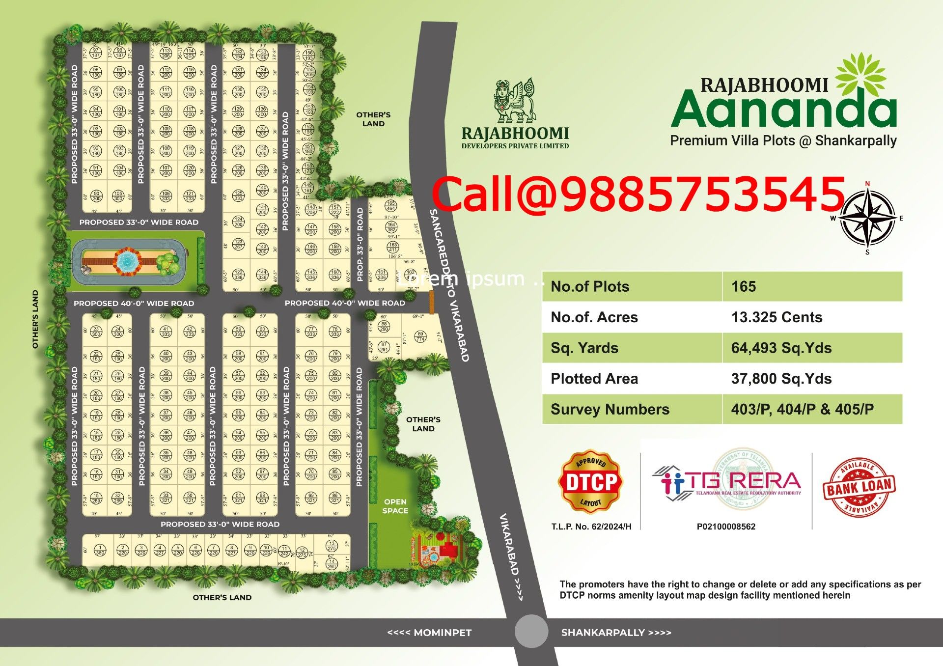 Residential Plot for sale in Shankarpalle