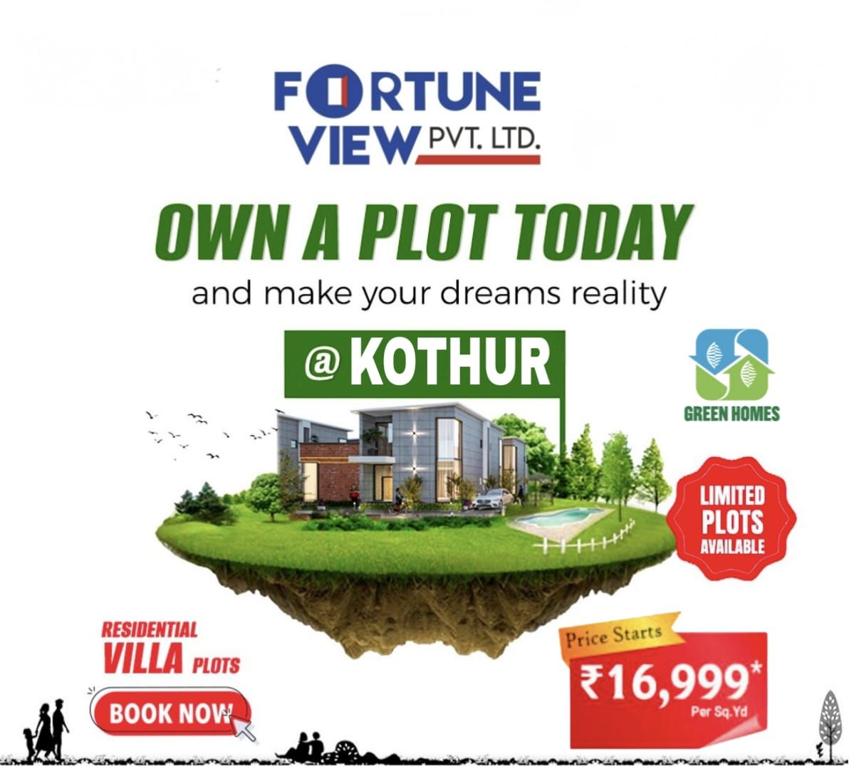 Residential Plot for sale in Kothur