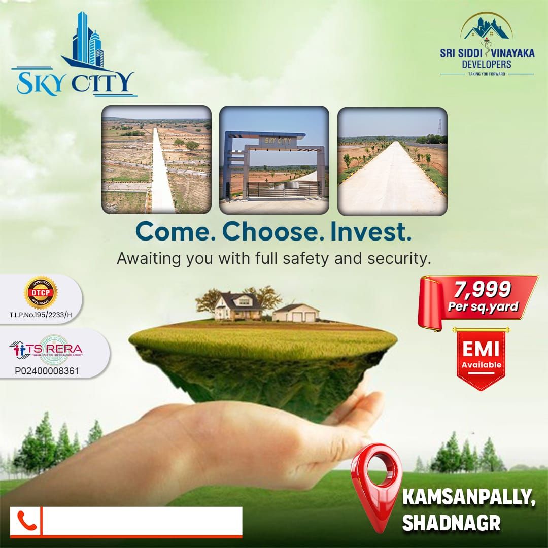 Residential Plot for sale in Shadnagar