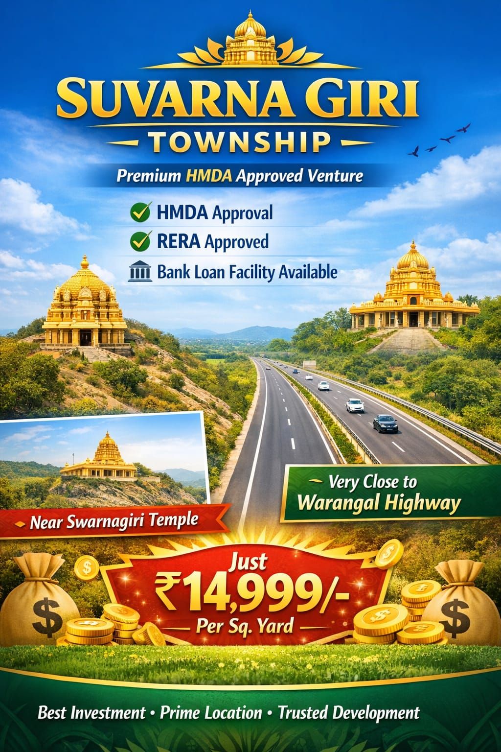 Residential Plot for sale in Bhuvanagiri