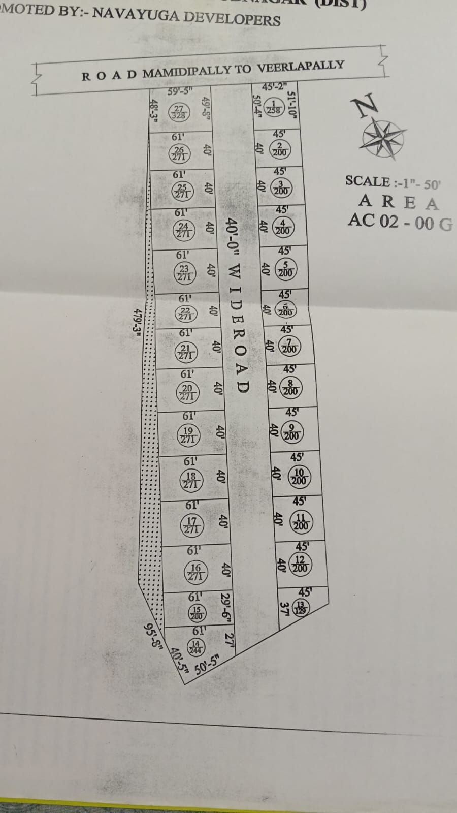 Residential Plot for sale in Nandigama