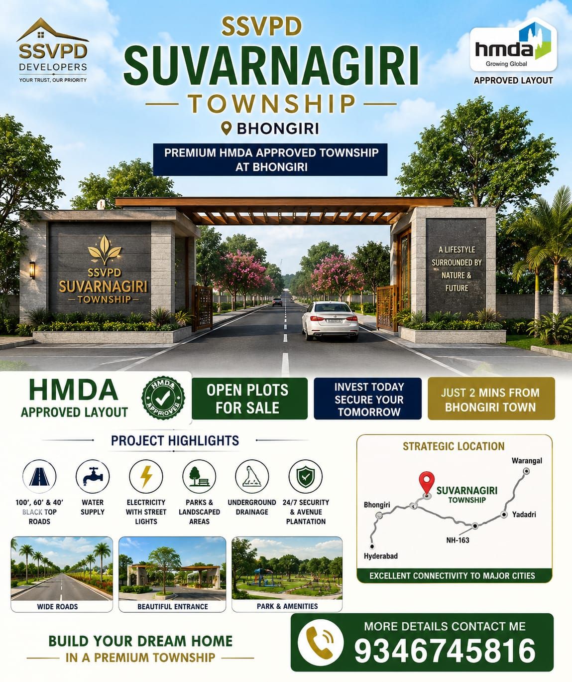 Residential Plot for sale in Bhuvanagiri