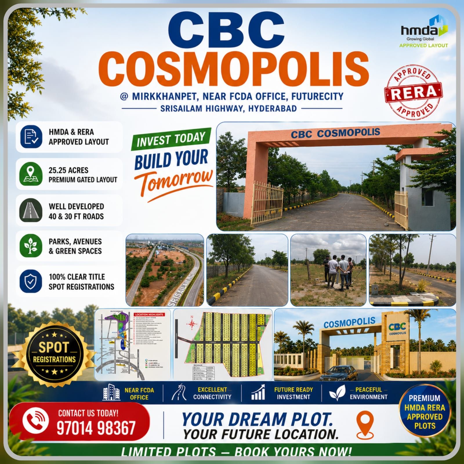 Residential Plot for sale in Mirkhanpet